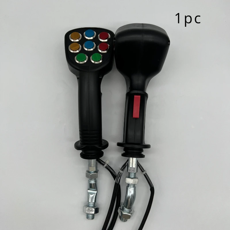 1PC For Excavator Parts Excavator Harvester Parts Power Control 9 Button Joystick Handle Glue Gear