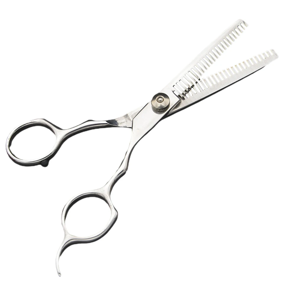 

6Inch Double Teeth Hair Styling Scissors Professional Barber Shears Stainless Steel Haircut Scissors Hairdressing Tools Salon