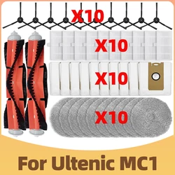 Compatible For Ultenic MC1 Robot Vacuum Cleaner Parts MIan Side Brush Mop Filter Dustbag replacements