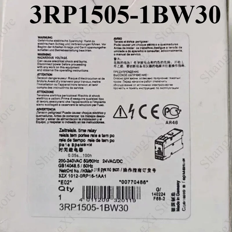 1PC Brand New 3RP1505-1BW30 24-240VAC/DC 50/60Hz Relay 3RP15051BW30 Fast Delivery