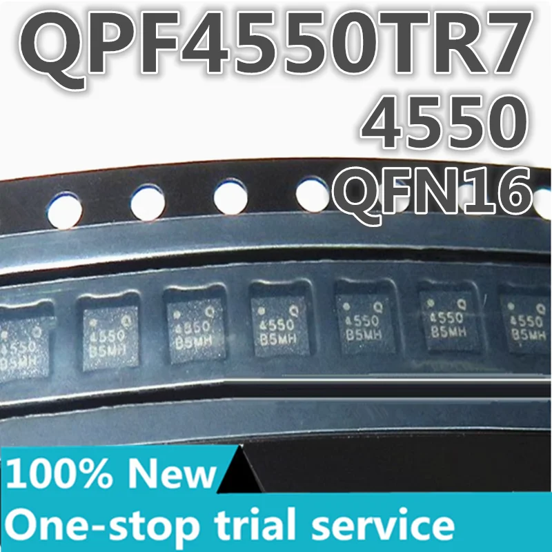 2-100pcs %New stock QPF4550TR7 QPF4550 marking 4550 WiFi6 RF front-end module QPF4550SR QFN-16