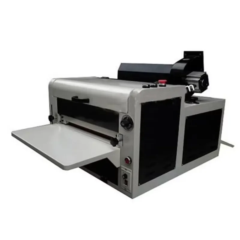 Automatic UV Varnish Coating Machine with Vacuum Coater for Wood Furniture Surface Finishing High Gloss Protective Layer