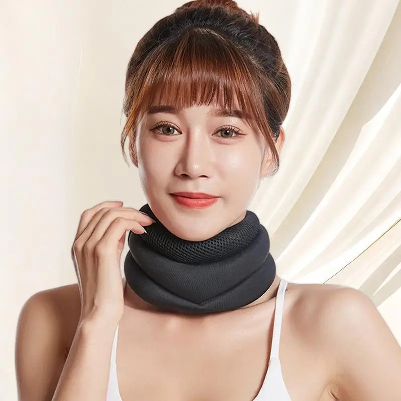 Neck Brace Cervical Collar Adjustable Neck Support And Neck Stretcher Adjustable Cervical Traction Device Soft Cervical Collar