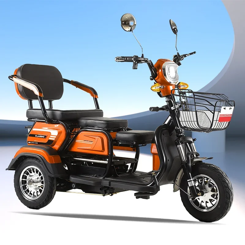 3 three-wheeled 600W 1000W disabled scooters Trizhang Tricycl bicycle electric tricycle, suitable