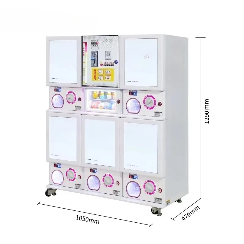 Custom 5-Layer Gachapon Machine Kids Toys Mini Egg Twisting Game Capsule Vending Japanese Gacha 1 Year Warranty English