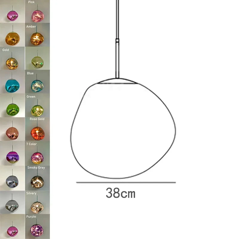 Nordic plafond hanglamp lava LED hanglamp moderne licht verlichting woonkamer binnen decor huisarmaturen keuken hangend