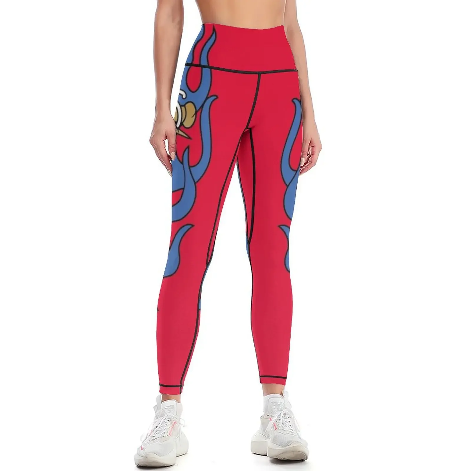 

Eddie Flamin' Cross Leggings for physical sport set Women's push up trousers Womens Leggings