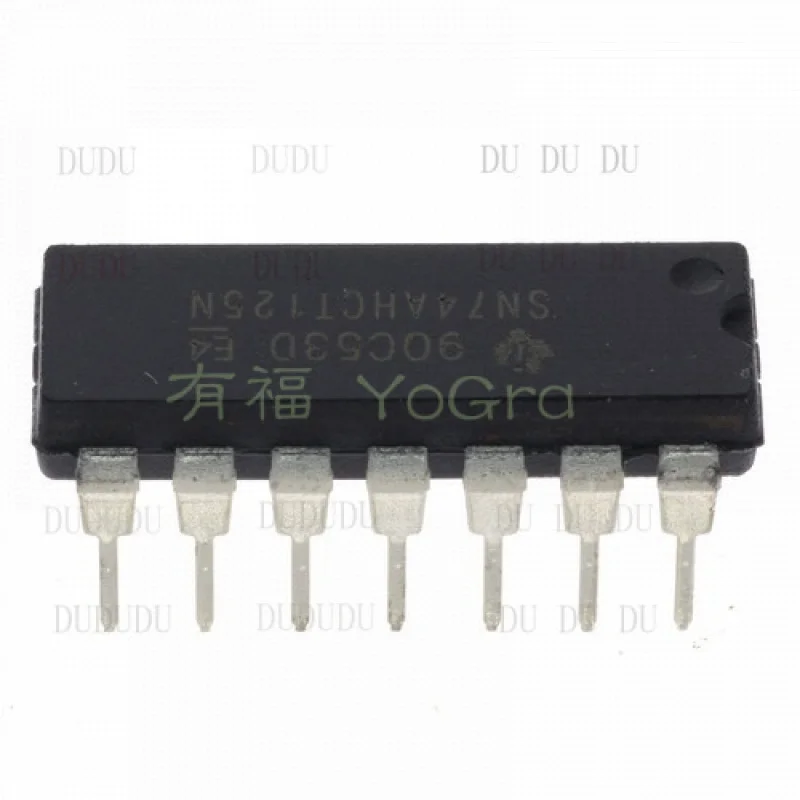 D  10PCS New  for Texas Instruments SN74AHCT125N Quadruple Bus Buffer Gates 3-State IC
