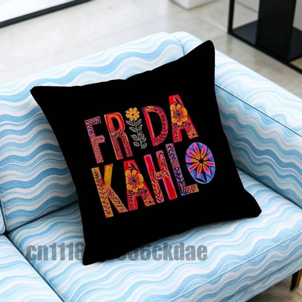 For F-Frida K-Kahlo Throw Pillow Cover Case Custom Gift Decorative Pillowcase Accent Cushion Covers