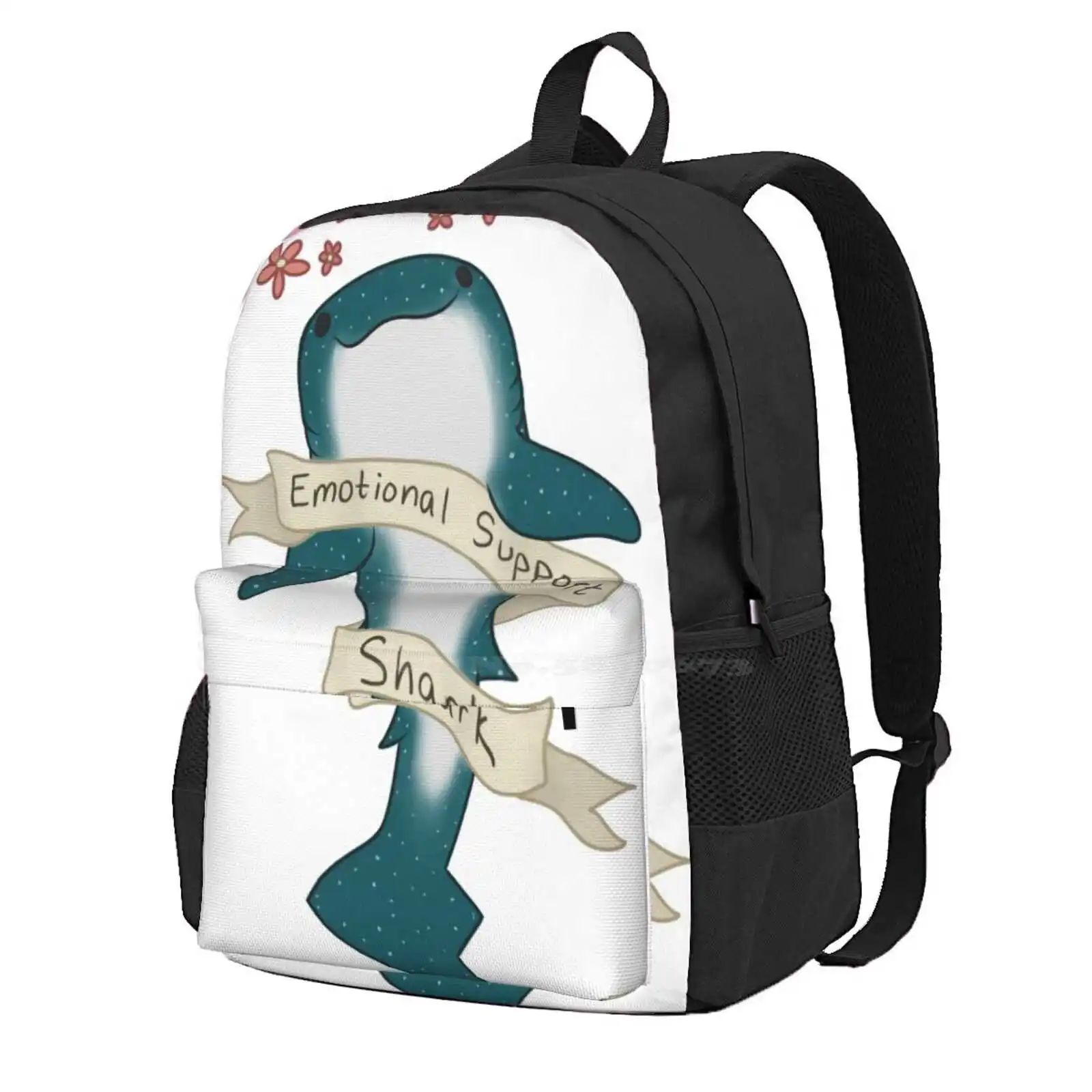 Emotional Support Shark Hot Sale Schoolbag Backpack Fashion Bags Whale Shark Ema Emotional Support Animal Emotional Support