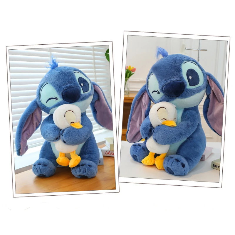 45cm Pluszaki Stitch Śliczne Lilo & Stitch Lalka Kawaii Poduszka Dziecięca Prezent Urodzinowy Dziewczynka Dekoracje na Sofę Pluszaki Hurt