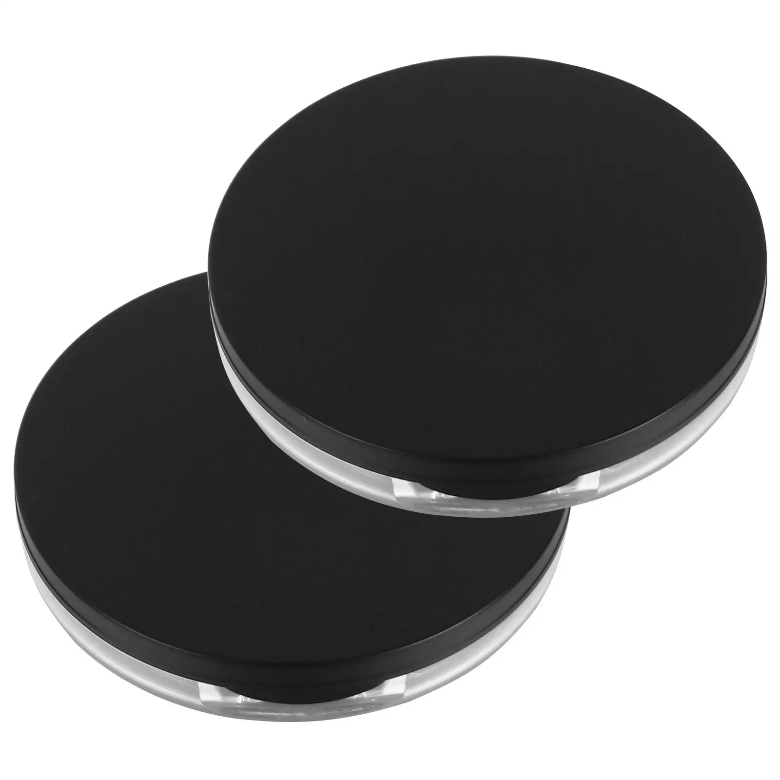 

2 Pcs Loose Powder Box Plastic Compact Case for Body Lightweight Reusable Travel Containers Makeup Powder Clean