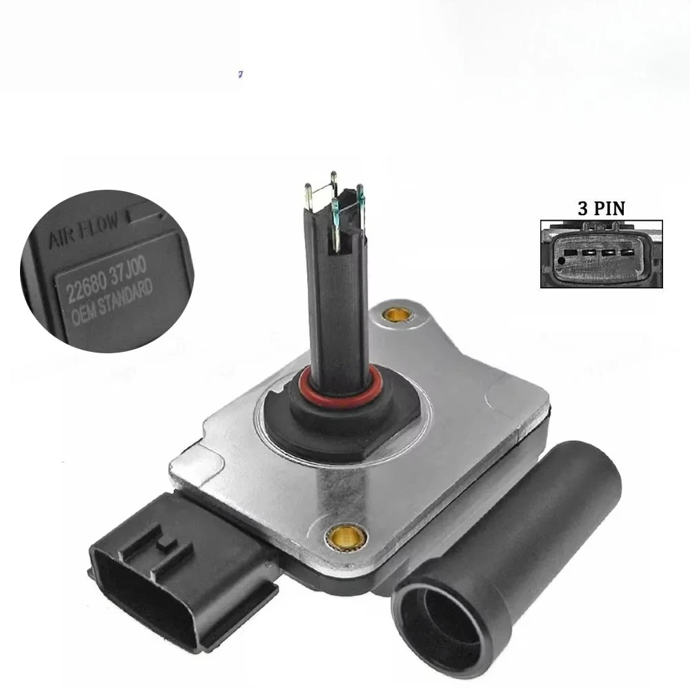 Sensor medidor  flujo masivo  aire, accesorio para Nissan Safari WGY60 Patrol Y60 GQ TB42E RD28T 4.2L TD42 1992-97, N ° 22680-37
