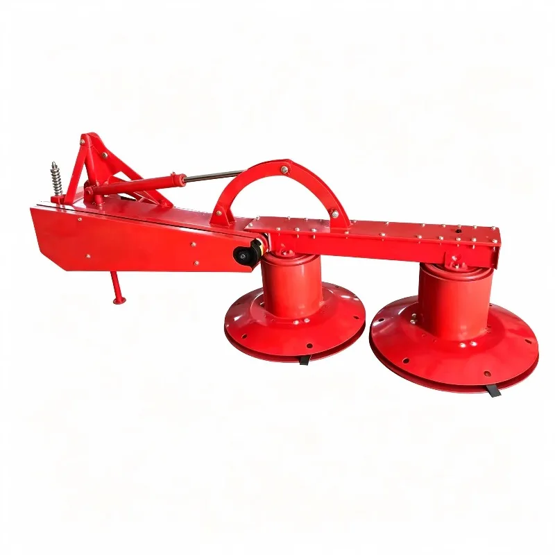 AgricultureTractor Mounted 185cm Working Width 2 Discs 6 Blades Hay Grass Cutting Machine Double Drum Disc Mower