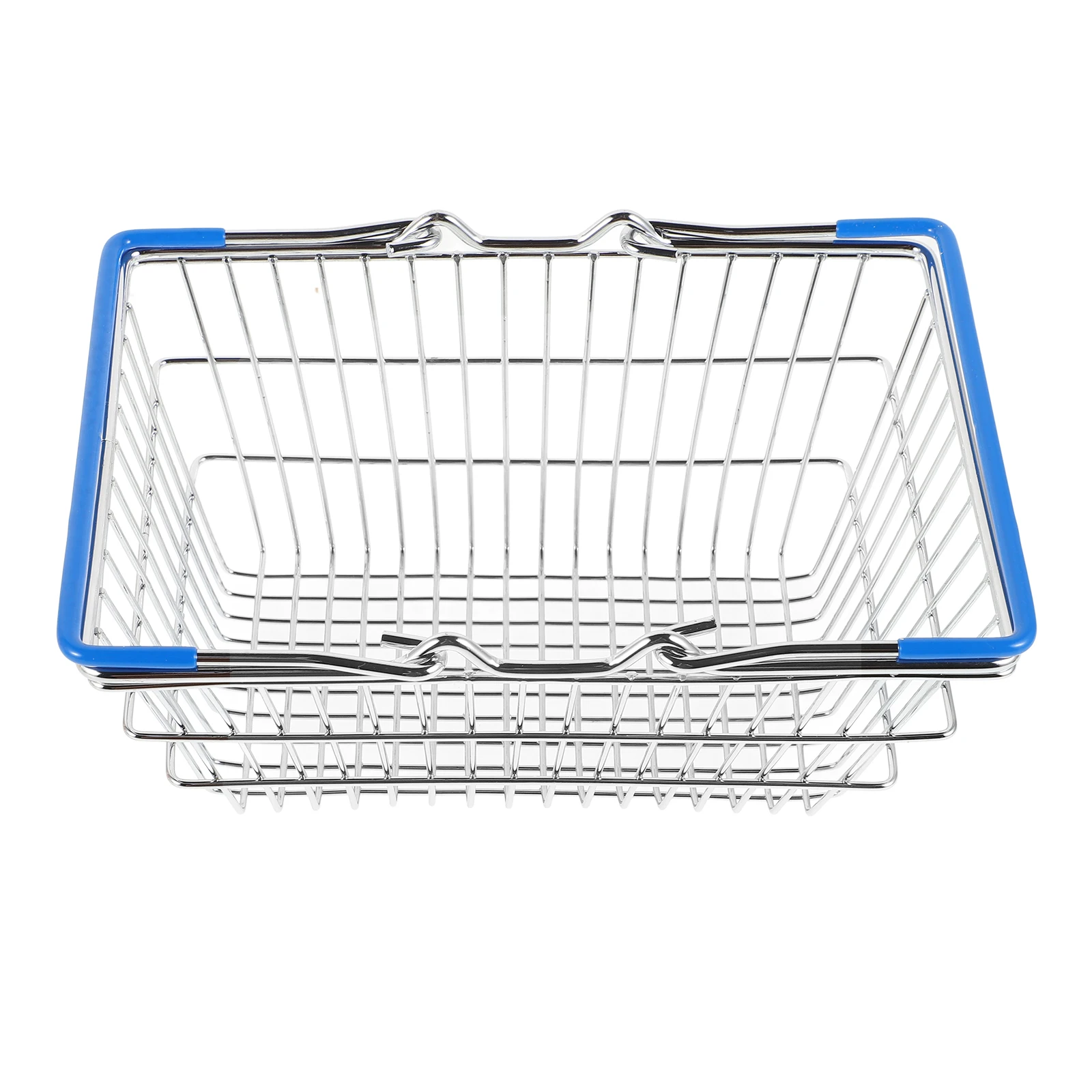 

Pretend Play Accessory Mini Shopping Basket Girl Toys Metal Cart for Kids Toddler
