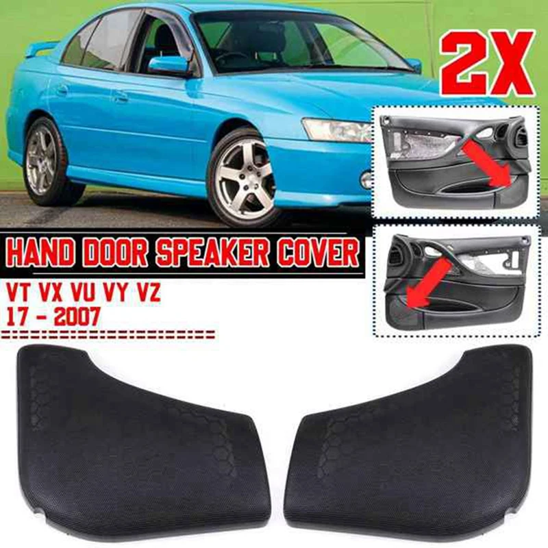 2Pcs LH+RH Car Front Door Speaker Cover Trim Speaker Grille Accessories Accessory For Holden Commodore VT VX VY VY VZ 1997-2006