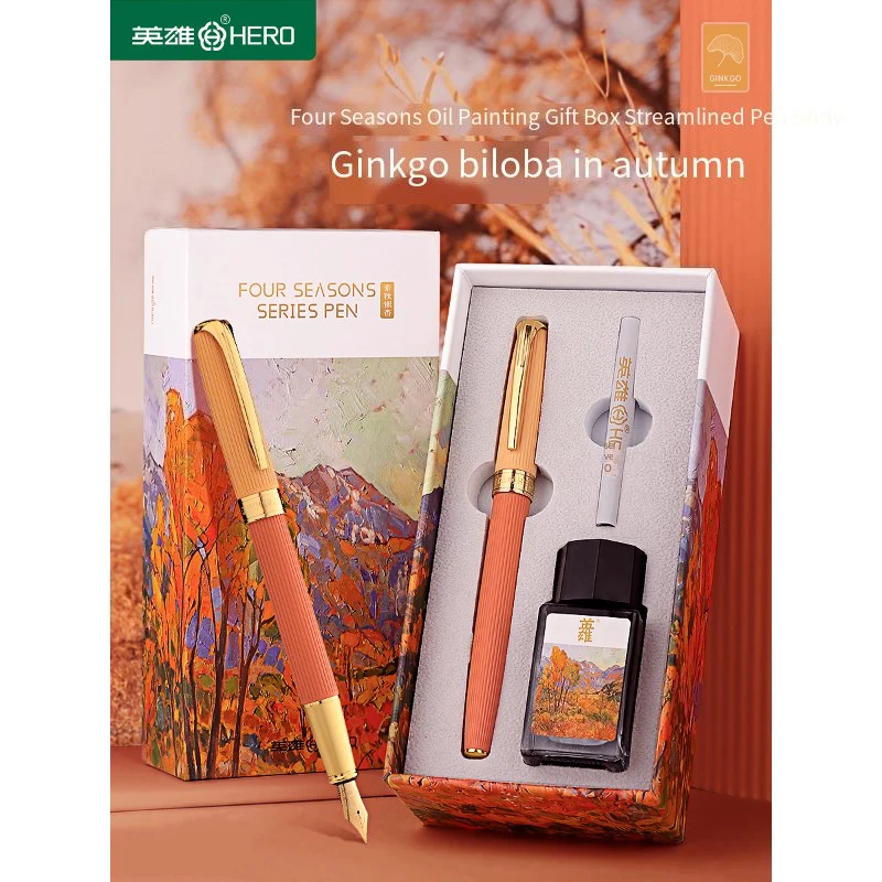 

Подарочный набор ручек Hero Pen Four Seasons — Изысканный премиальный комплект для женщин, эстетичные подарки для любителей каллиграфии и литературы
