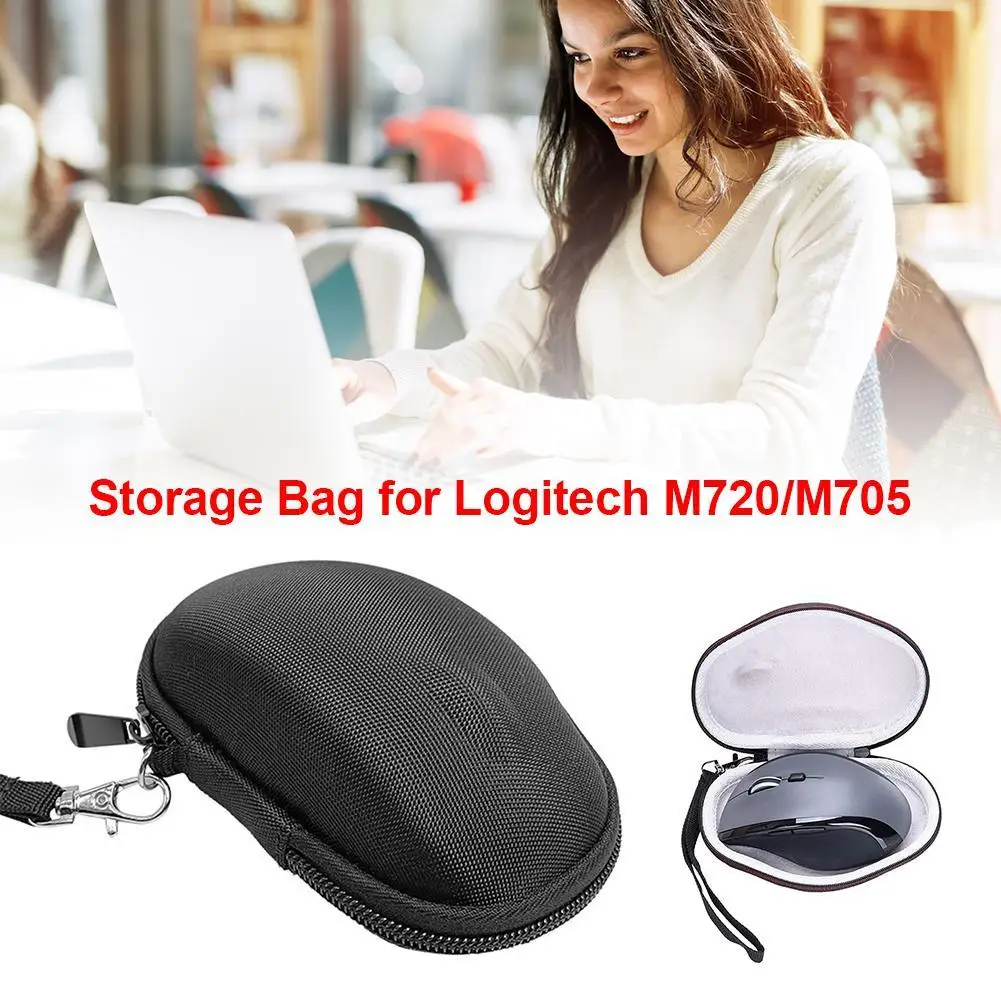 

Gaming Mice Organizer Box for Logitech M720 M705 Wireless Mouse Storage Bag Hard Shell Mouse Protective Case
