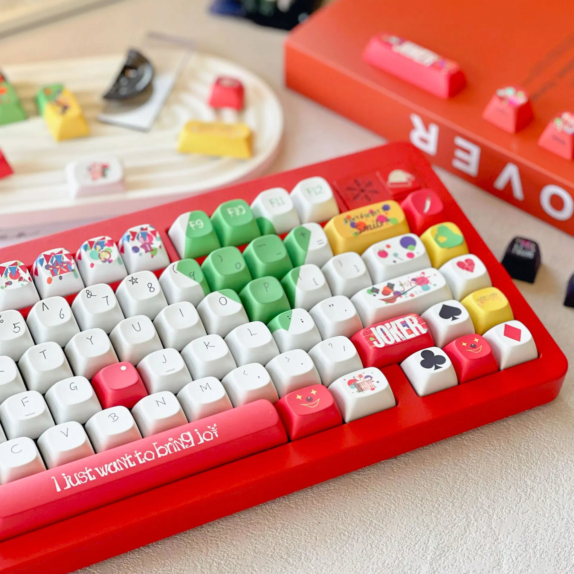 joker Personalized Keycaps · Mechanical Keyboard Keycaps Five-Sided Dye-Sublimation · PBT Material · Full-Size Universal Layout