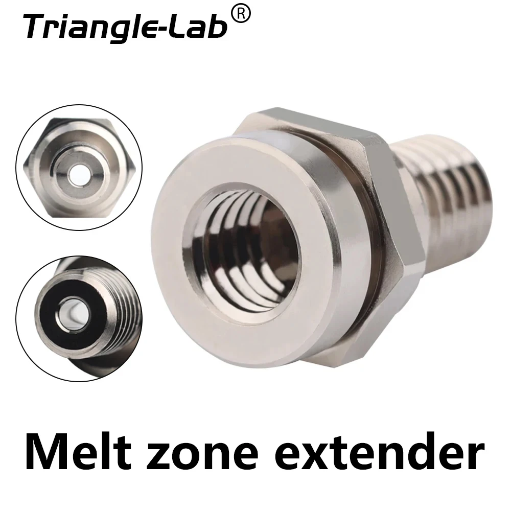 Trianglelab ZS ® -MZE ™   Extensor de zona derretida de alto fluxo e alta velocidade ZS-MZE para V6 dragon rapido hotend CHC KIT V6 heatblock VORON