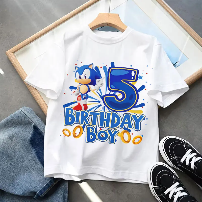 Neue Sonices Kawaii T-shirts für Kinder Cartoon Anzahl Gedruckt Kurzarm Shirt Jungen Mädchen Sommer Mode Top Kinder Kleidung