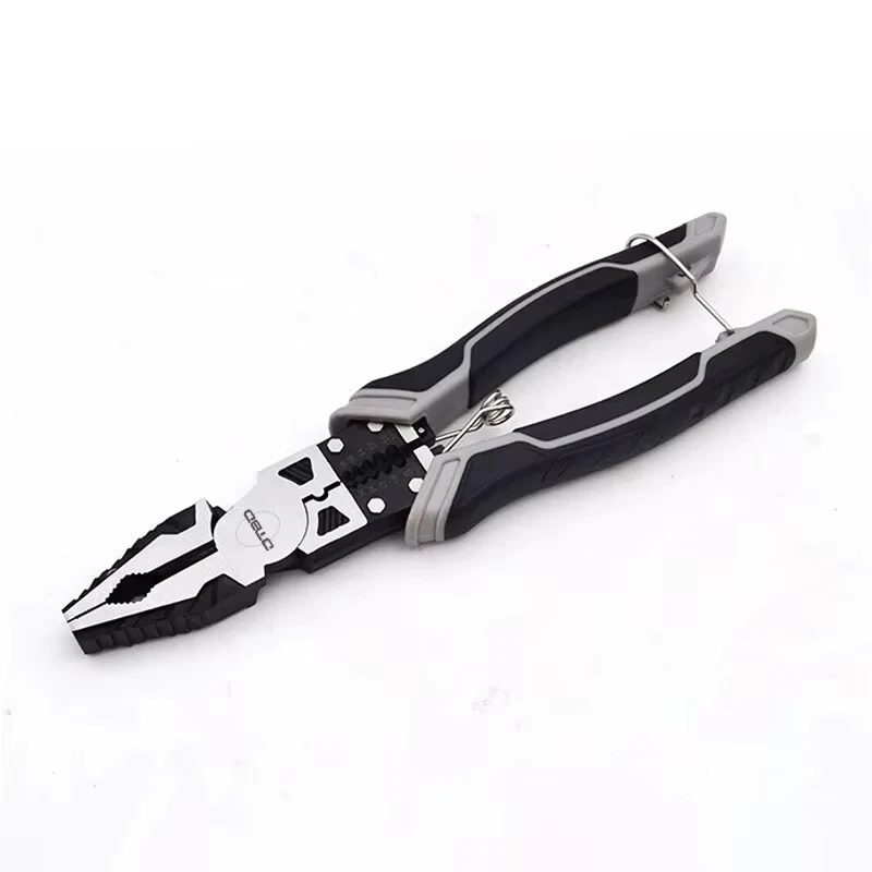 9\'\' Multifunction Pliers Set Combination Pliers Universal Needle Nose Pliers Hardware Tools Diagonal Pliers,Stripper,Crimper