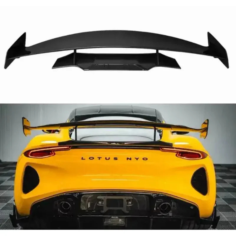 For Lotus Emira 2021 2022 2023 2024 Real Forged Carbon Fiber Car Rear Wing Trunk Lip Spoiler