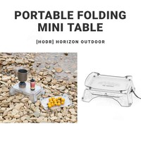[HODR] Ultralight Folding mini Table Small Folding PP Camp Table & Tray 97 g Portable for Camping, Hiking Equipment UL Gear