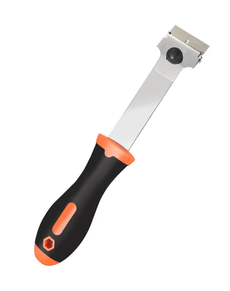 Plastic & Metal Razor Blade Scraper, Window Glass Cleaner, Vinyl Film & Adhesive Remover Tool for Car & Home