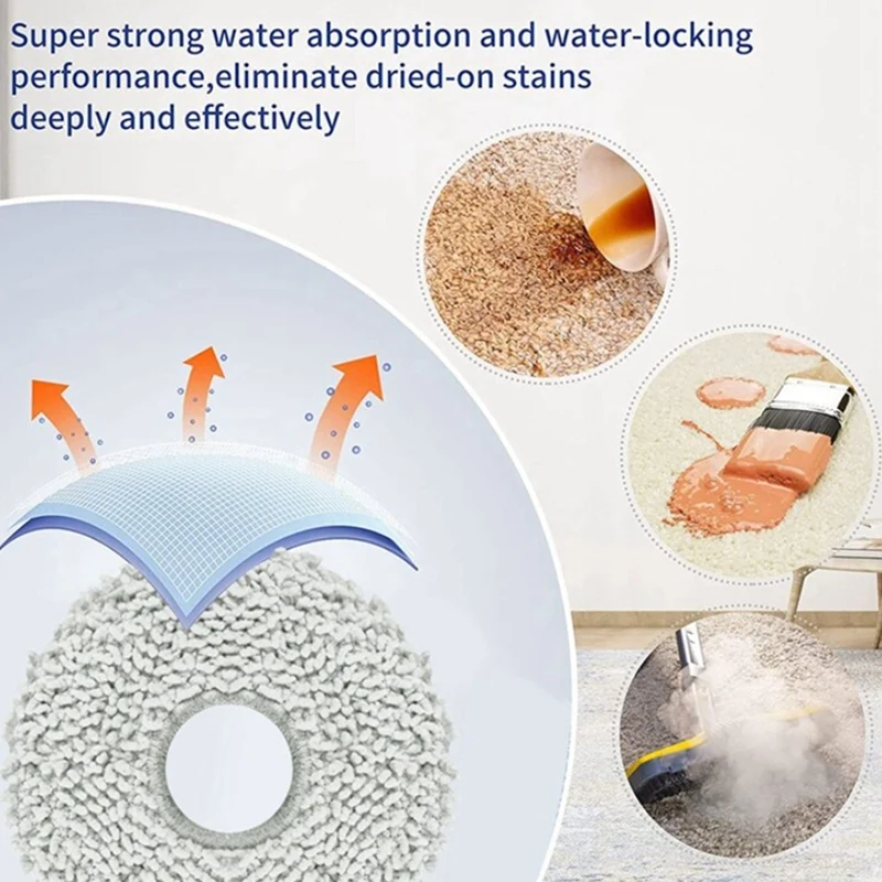 Peças de reposição para ecovacs deebot t30s/t30s pro/t30s combo robô aspirador pó principal escova lateral filtro mop saco pó