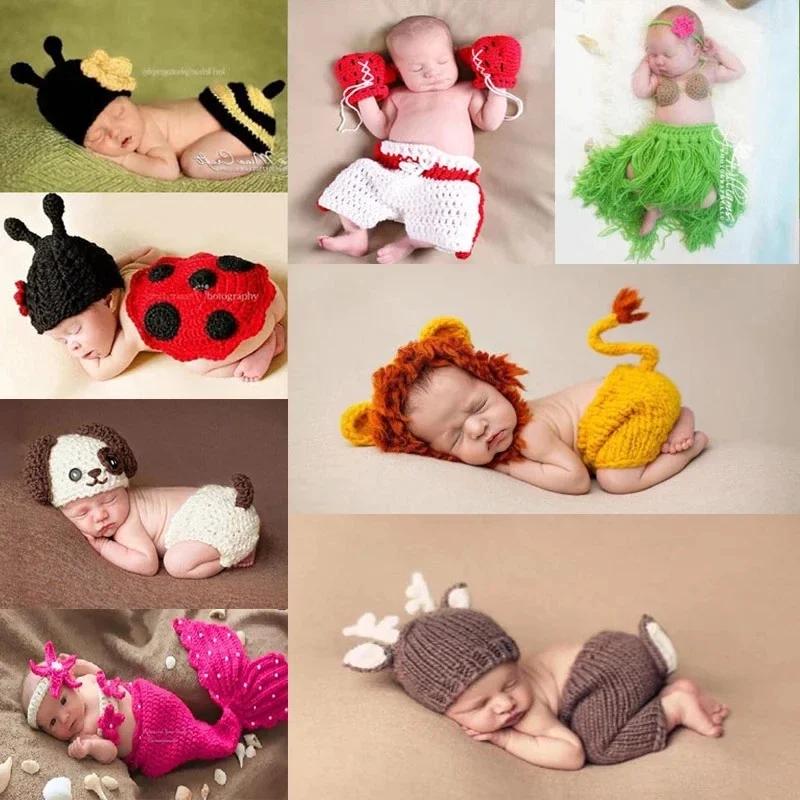 

Handmade Newborn Crochet Baby Clothes: Boys&Girls Costume Outfit - Accessories