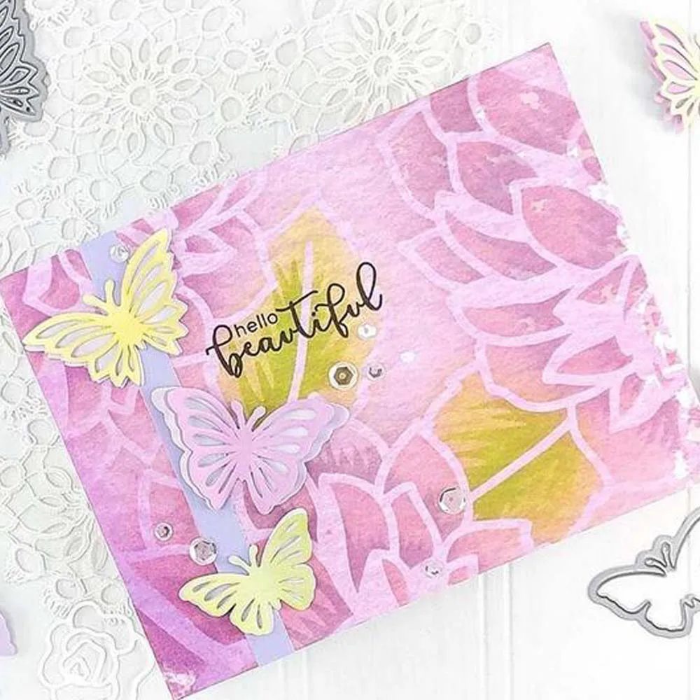 Butterfly Metal Cutting Dies Stencils For DIY Scrapbooking Decorative Embossing Handcraft Die Template