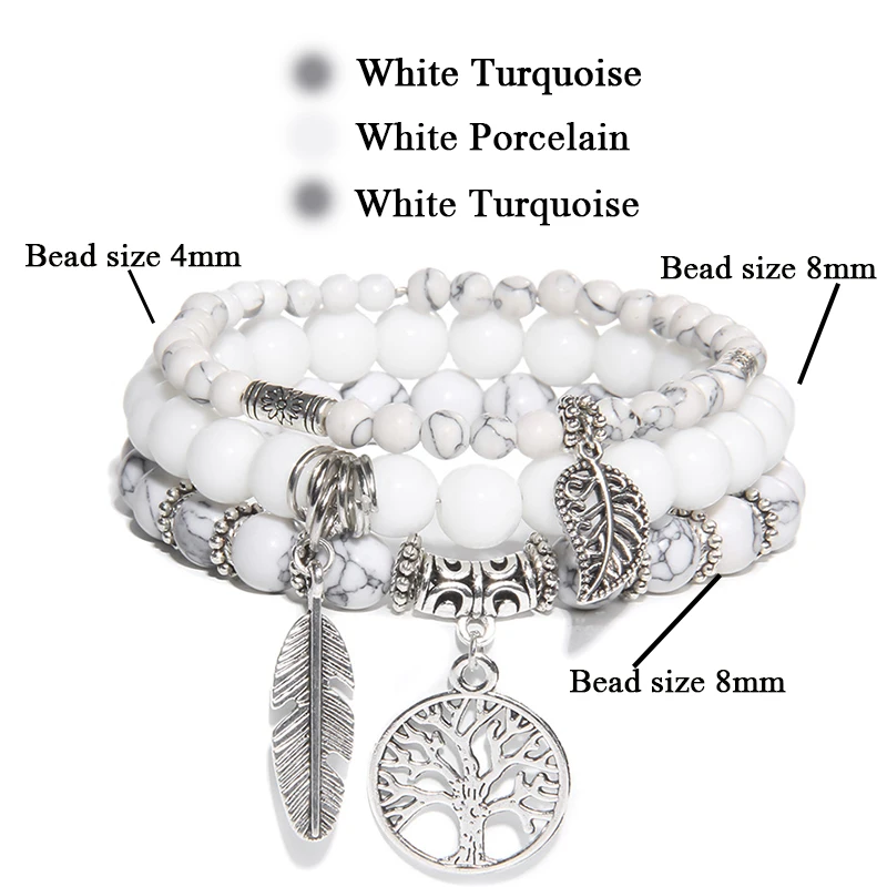 Männer Stein Armband Set Multi-schicht Schwarz Vulkanischen Holz Perlen Elastische Armband Viking Homme Pulsera Hombre Hip-Hop Punk schmuck
