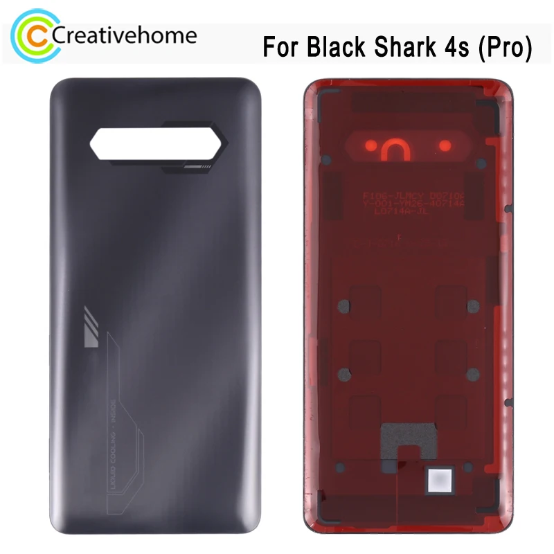 Battery Back Cover For Xiaomi Black Shark 4s / Black Shark 4s Pro Rear Cover Replacement Part with Logo