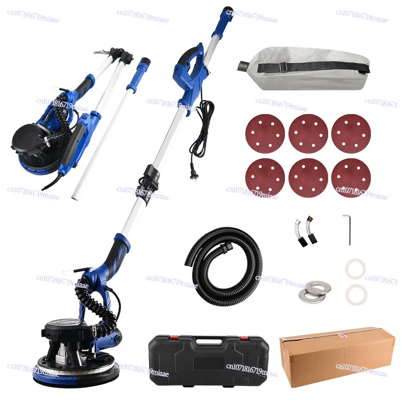 

Wall sander Long pole folding 9 inch decoration and polishing Self-cleaning double light strip putty Dry grinding wall machine
