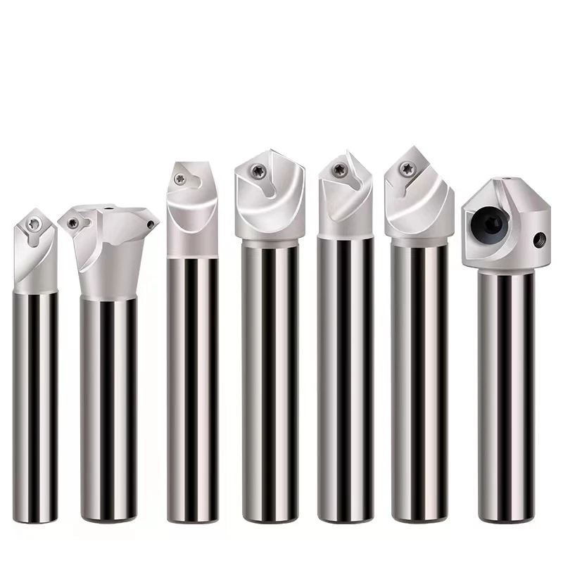 1Pc 45 Degrees/60 Degrees/90 Degrees/120 Degrees SSP SSK SSY SSH TP45 TCMT Chamfer End Milling Cutter,CNC Chamfering Tool Holder