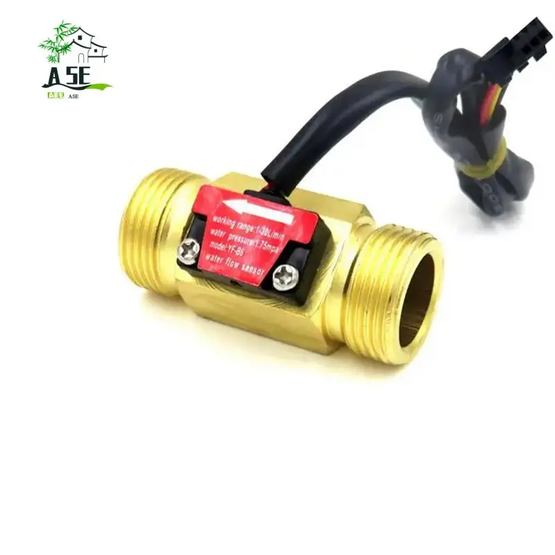 

A05E-DN20 G3/4-дюймовый датчик расхода воды, переключатель постоянного тока 5-18 В, 1-30 л/мин, расходомер для промышленного управления циркуляцией жидкости