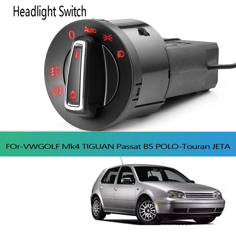 Headlight Switch Auto Headlight Switch Sensor For Golf Mk4 Tiguan Passat B5 Polo-Touran Jetta 3BD941531