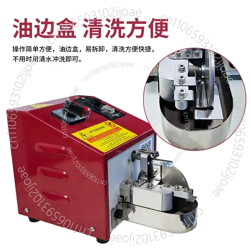 Small Electric Edging Machine Leather Goods Leather Material Machine Speed Regulating Edging Oil Edging Machine