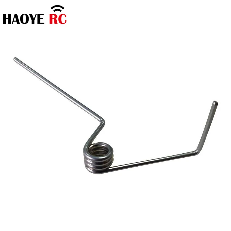 Haoye 5 pièces tige de ressorts en métal Dia 2mm train d'atterrissage support de roue arrière pour accessoire de pièces de modèle d'avion RC