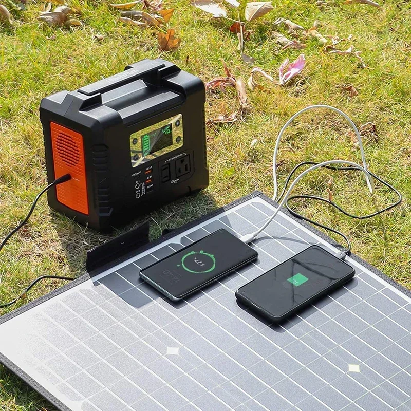 Portable Foldable Solar Panel 100W 18V Battery Cell Charger USB QC3.0 for Outdoor Charging Power Station Tablet Camping RV Trip