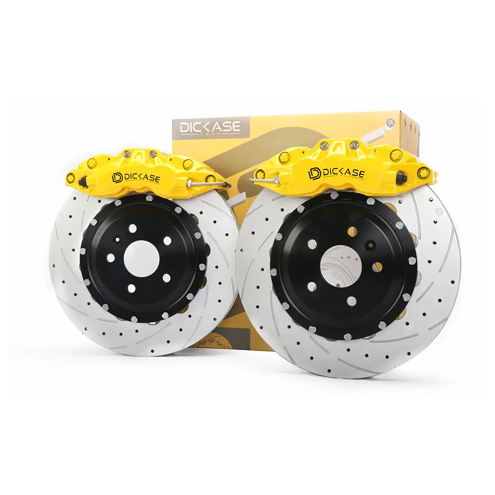 

Dicase Big Brake Caliper Kits 378*32mm Slotted Drilled Disc 19 Inches Front Wheel for Honda S2000 1999-2009