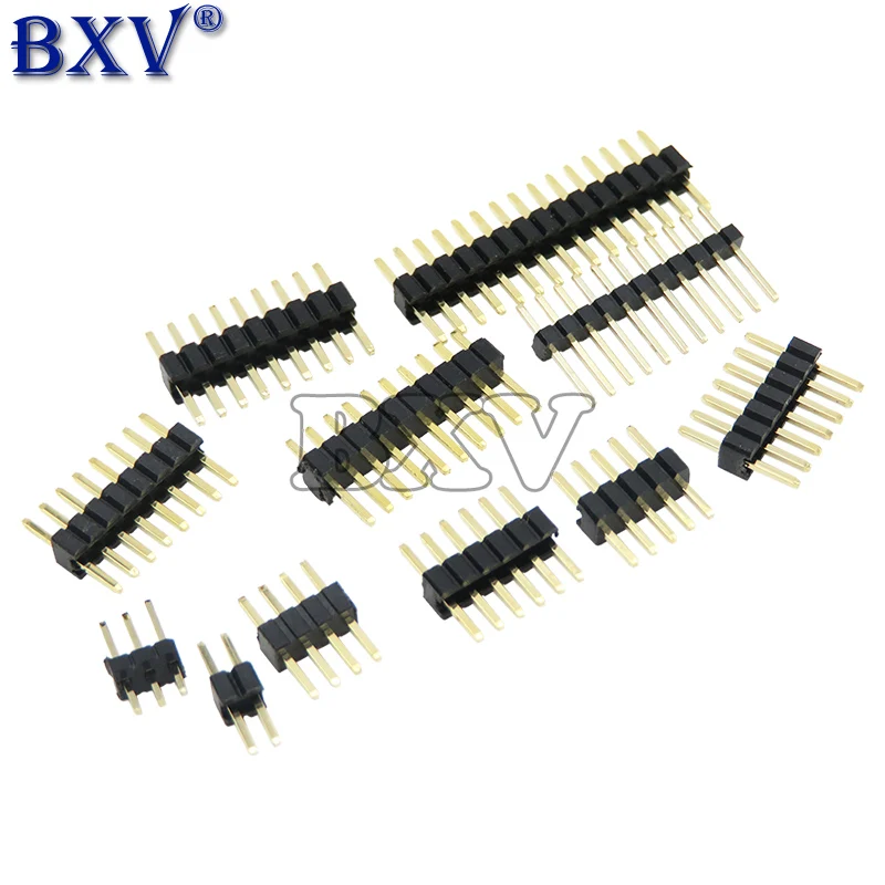 1.27mm 1.27 Pin Header Single Row Male Breakaway PCB Board Connector Pinheader New 1*2/4/5/6/8/10/12/15-40P 50P hjxrhgal