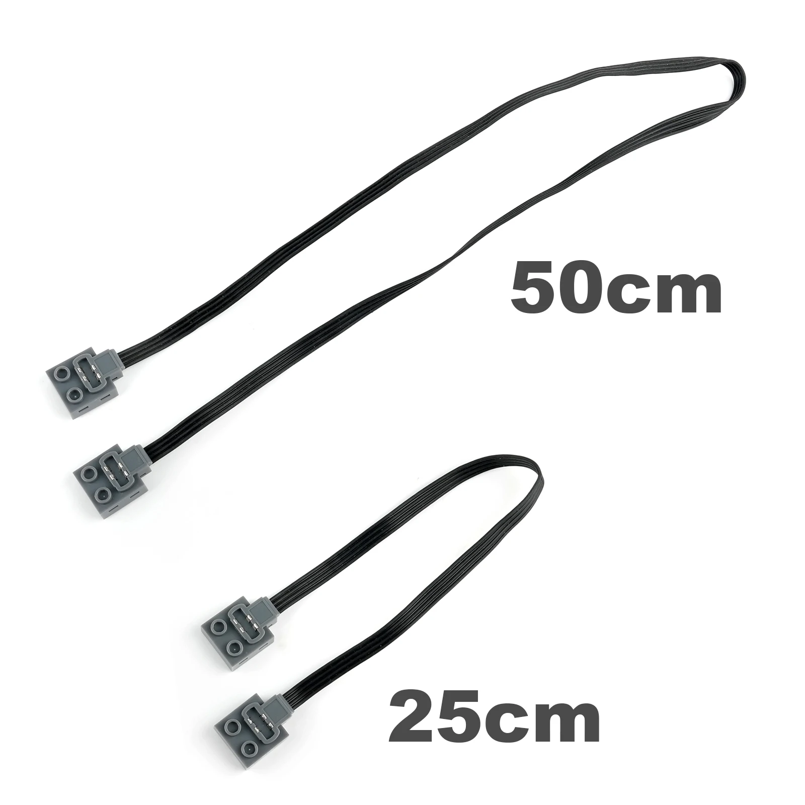 50cm 연장선 MOC 테크니컬 파츠 파워펑션 서보 모터 IR 리모컨 수신기 8871 8886 8293 브릭 장난감
