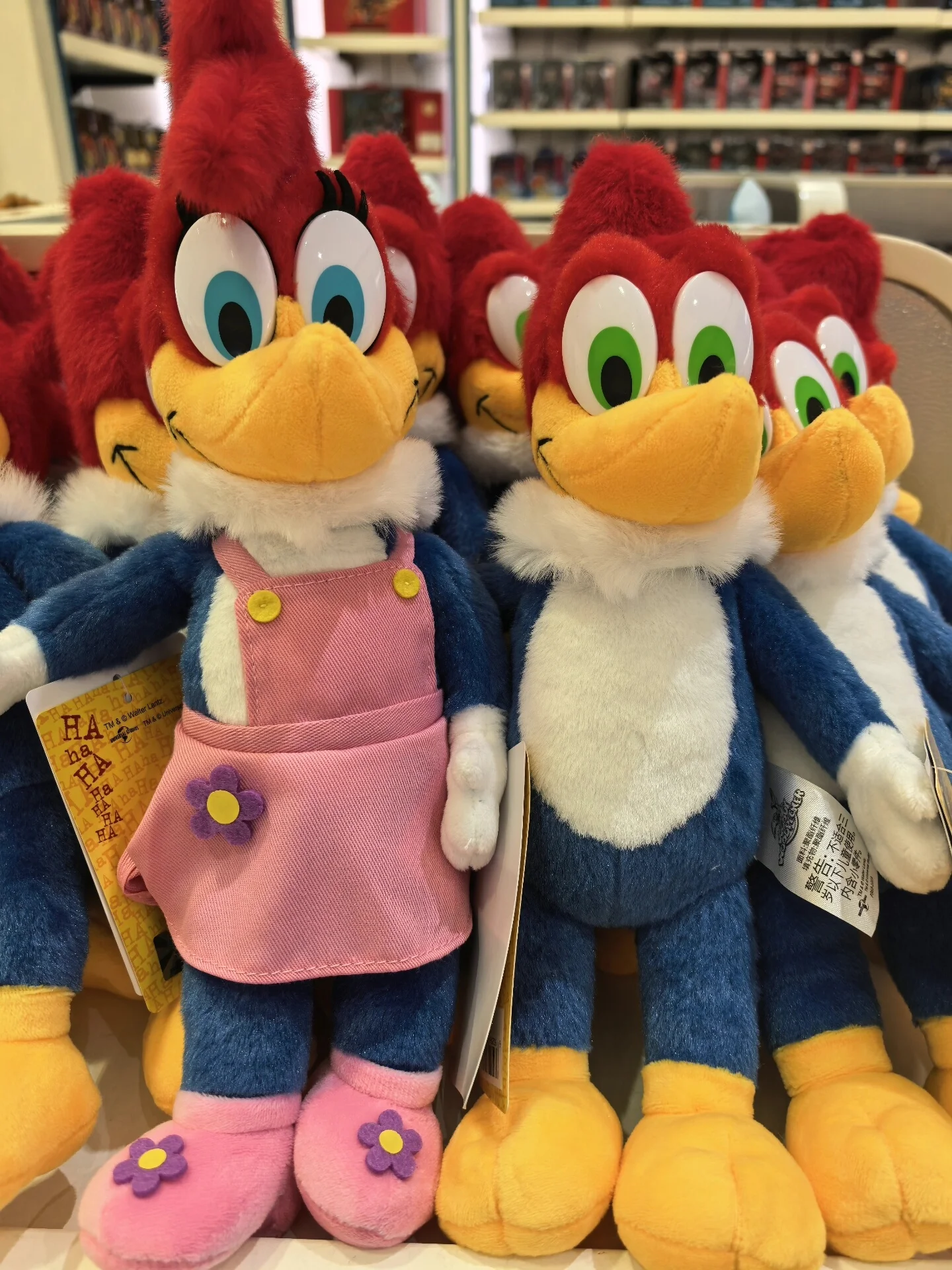 

Universal Studios Woody & Winnie Plush Doll 33cm - Woodpecker Toy, Kids Birthday Gift & Travel Souvenir