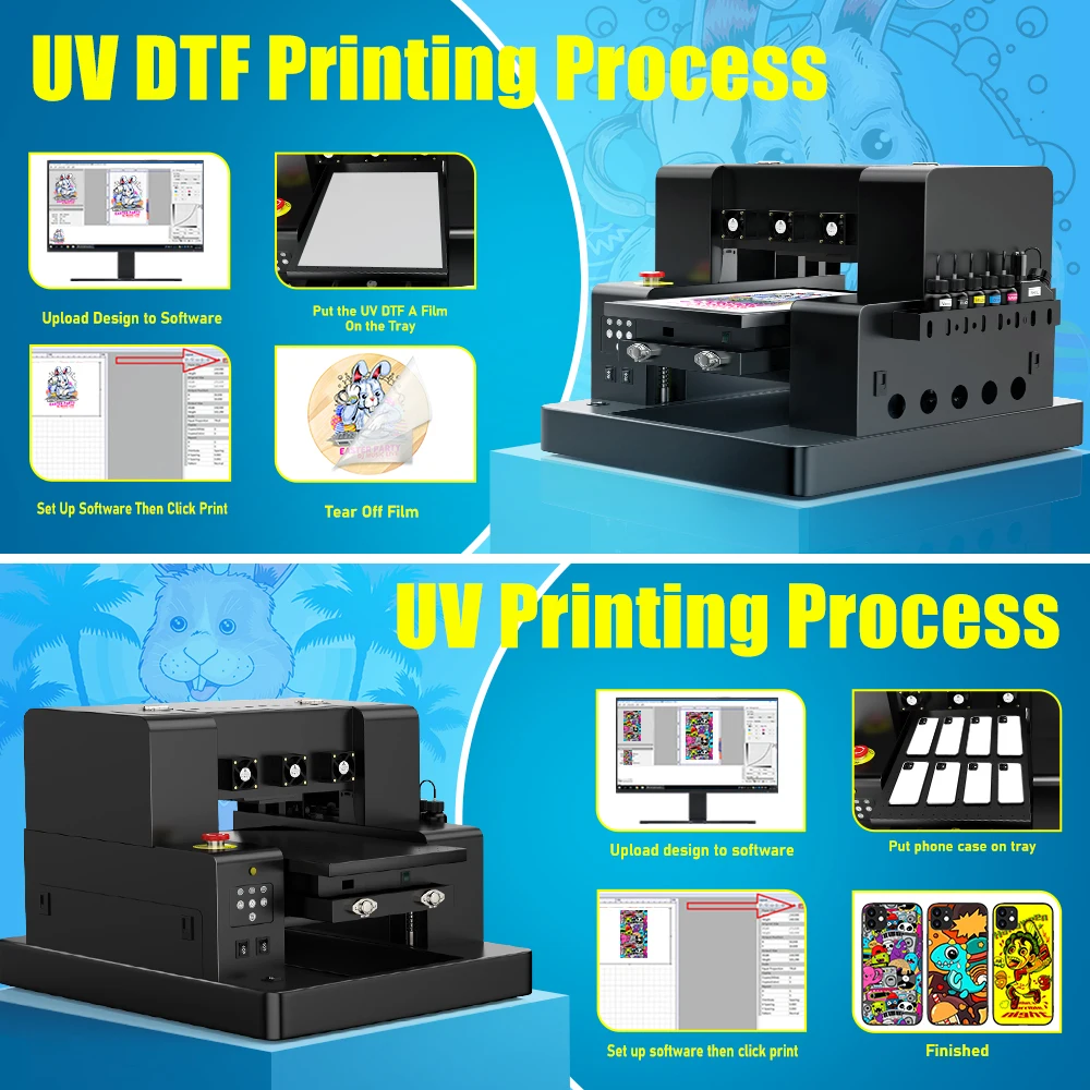 Imagem -04 - Impressora uv Dtf a4 Xp600 Impressora Plana Impressora de Transferência para Metal Acrílico Vidro Garrafa Máquina de Impressão uv Oyfame-a3