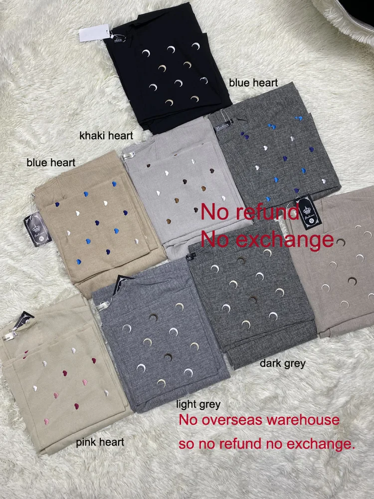 Eid Embroidery Open Abayas 2024 no Scarf Kaftan Abaya with Loose Bat Sleeves Muslim Woman Dubai Linen Abaya Turkey Clothing