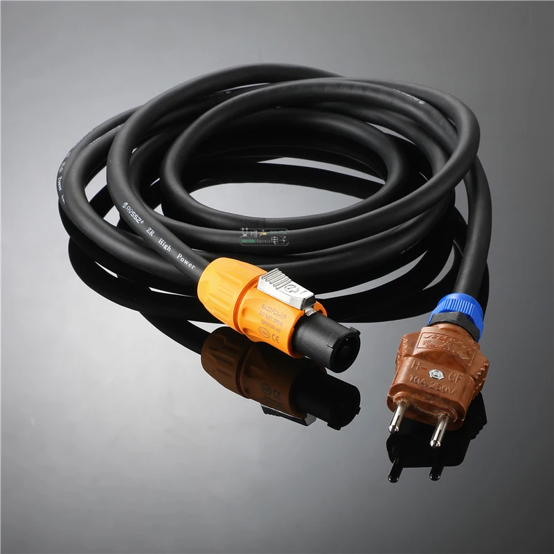 20A IP65 Aviation Plug 10A Bakelite Plug Adapter Cable 3x2.5 Flame-Retardant Power Cord Stage LED Lighting Connecto