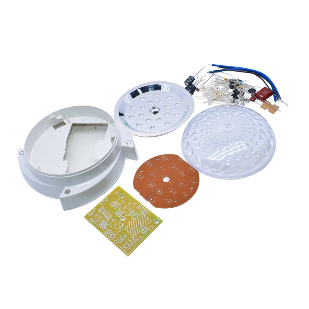LIZAO LED Acousto Optic Control Module Time Delay Switch Ceiling Lamp DIY Kit Welding Teaching Training Parts