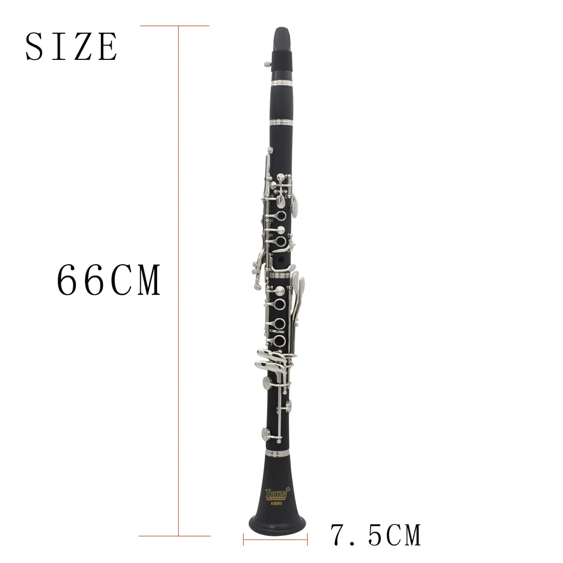 SLADE IN560 Bb Clarinet 17 Keys Black Bakelite Wooden Professional Woodwind Instrument Tenor Clarinet With Box Instrument Parts